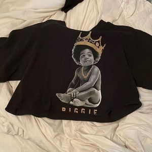 The notorious B.I.G, baby biggie crop top, size L